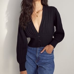 Aritzia Black Women's Cardigan Sweater